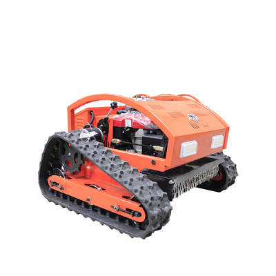 4-Stroke Crawler Robot Lawn Mower Garden Grass Cutter Self-Propelled Remote Control Crawler Walking Mower